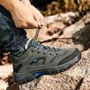Autumn and Winter Velvet Outdoor Hiking Large Size Men's Shoes Trendy New Hiking Shoes Line Shoes Comfortable Low-top Sports Shoes