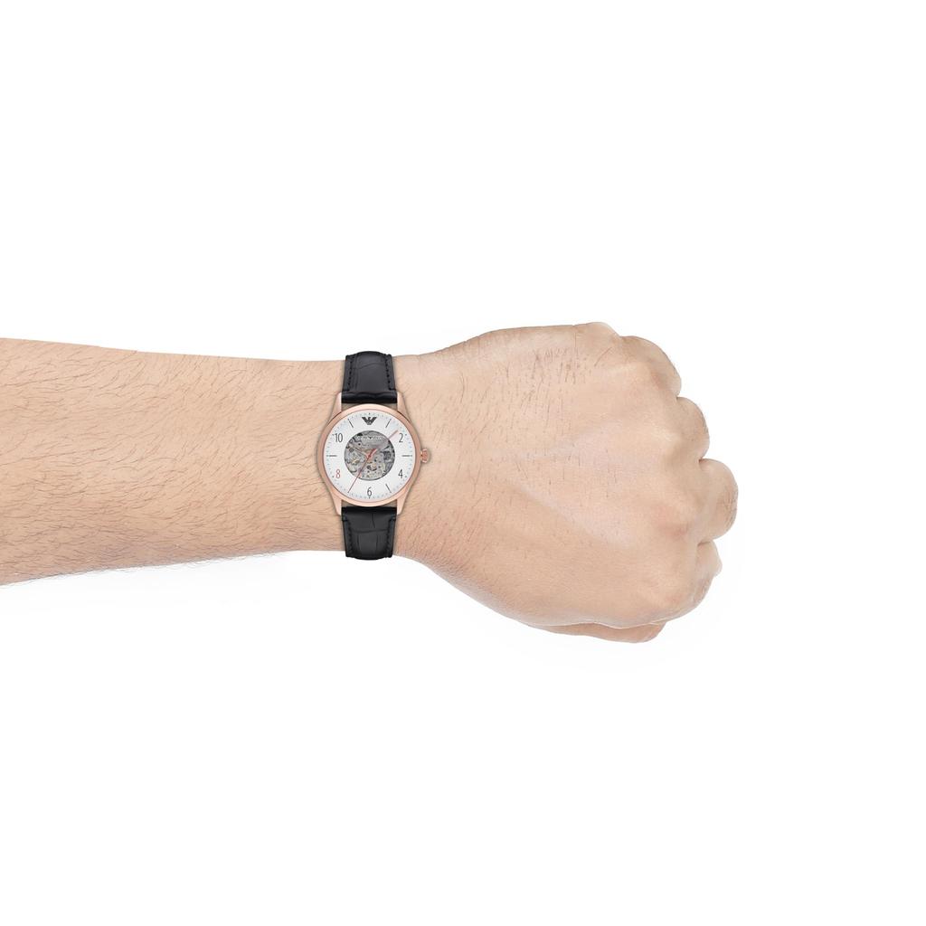 Emporio Armani Analog Leather Watch AR1924 Men's