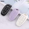 Fashion TPU Car Key Case Cover Shell Fob For Hyundai Tucson Solaris Sonata Hybrid NEXO NX4 Santafe Dn8 4 Buttons 2020 2021 2022
