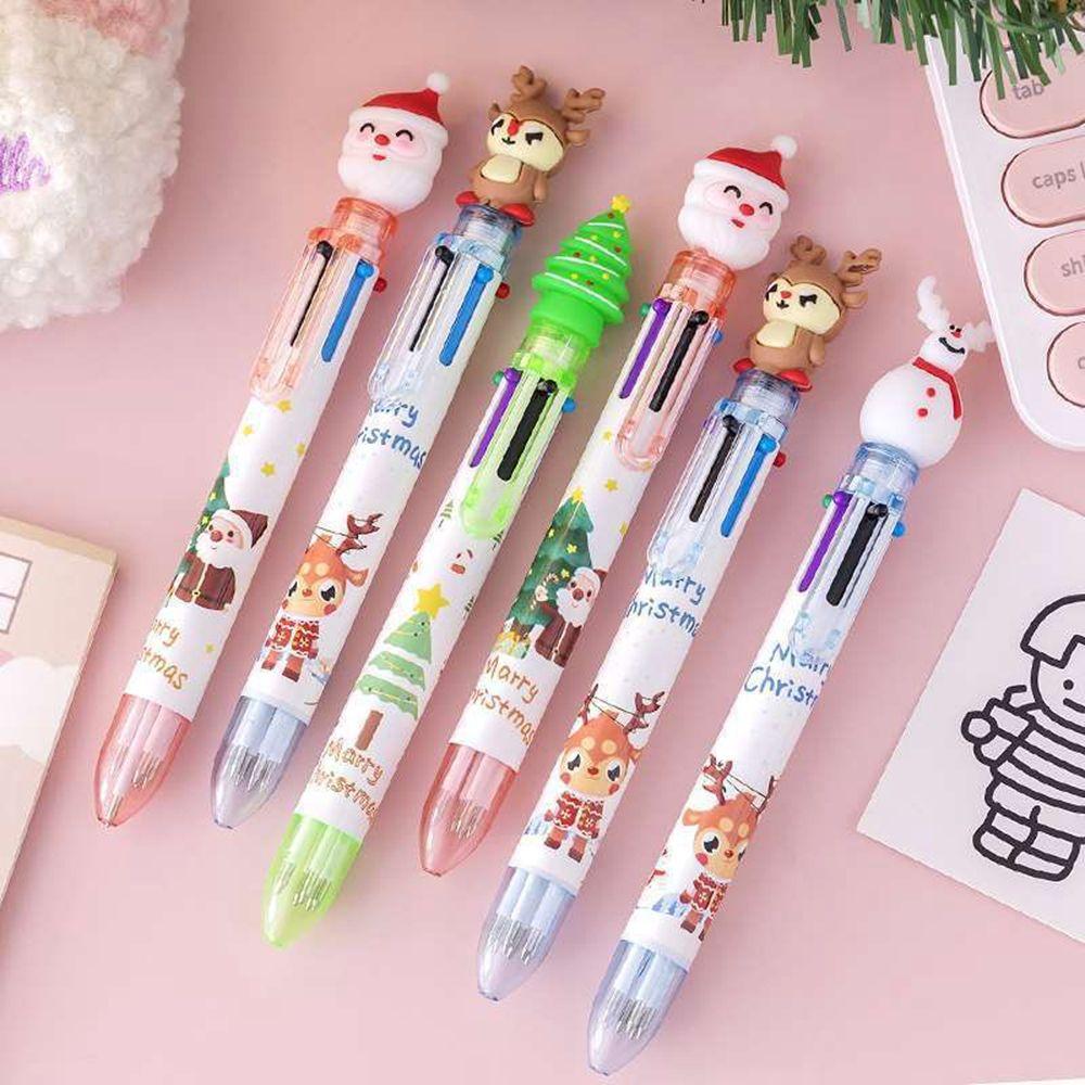 Tree Reindeer Cute School Office Santa Claus Gel Pen Stationery Ballpoint Pen Neutral Pens