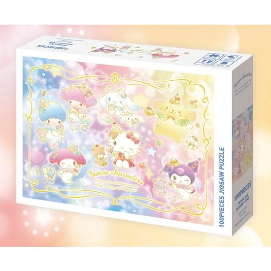 Sanrio Super Shining Large Piece Jigsaw Puzzle SAN-K100-025, популярные корейские головоломки