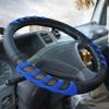BLUE PU Leather Steering Wheel Covers for Car Bus Truck 36 38 40 42 45 47 50cm Diameter Auto Steering-wheel