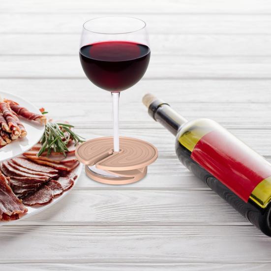 Подставка для пляжного стакана, инновационная подставка для бокалов вина, уникальный дизайн лабиринта, многофункциональный силиконовый пляжный аксессуар, подставка под песочек для напитков