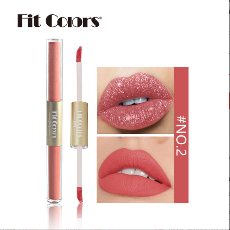 Glitter Lipstick Waterproof Liquid Lip Glaze Oil Shimmer Lipstick Makeup Jelly Lip Gloss Shiny Lip Gloss Lipstick  Matte Lip Glaze