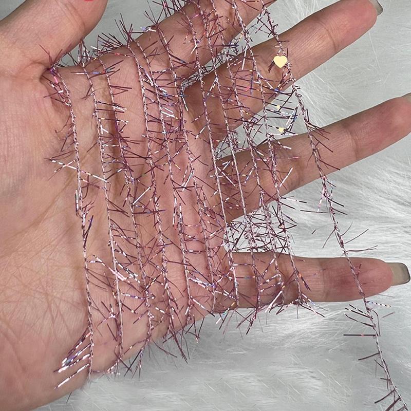 50 г/рулон пряжа для вязания своими руками блестящие декоративные аксессуары стеклянная пряжа швейные принадлежности для свитера шапки шарфа перчаток