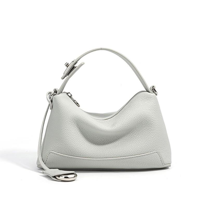 French Casual Cowhide Pillow Bag High-end Handbag Versatile Commuting Shoulder Genuine Leather Women's Crossbody