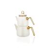 Эмалированный чайник Элит-класс-крем-200717