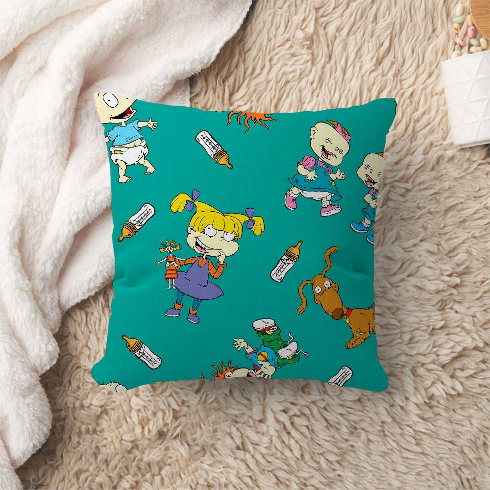 RRugrats Personalized Pillow Dust Cover Bedroom Kids Party Decoration Pillowcase Birthday Children Gift