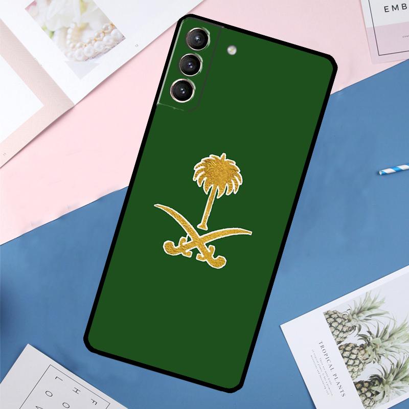 Чехол-футляр с флагом Саудовской Аравии для Samsung Galaxy S24 Ultra S21 S22 S23 S25 Ultra S9 S10 Plus S20 FE S25 FE Задняя крышка