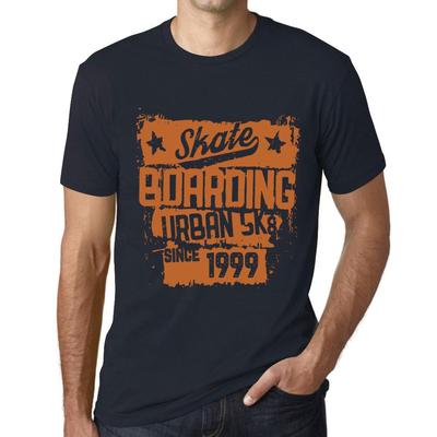 Мужская винтажная футболка с рисунком Urban Skate с 1999 года, темно-синяя