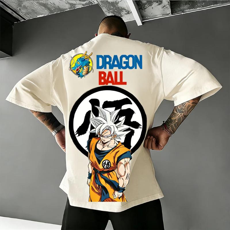 Dragon Ball Anime T Shirt Men Women Goku Graphic Tee Cotton Short Sleeve Summer Streetwear Casual Tops Manga Print Y2k Clothes