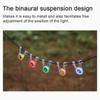 10pcs Tent String Light Guard Rope Hangings Lights Outdoor Camping Ambient Light IPX4 Waterproof