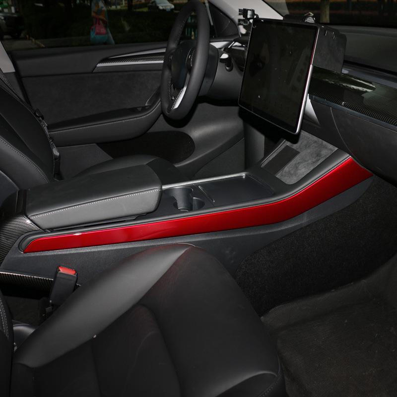 Наклейки на внутреннюю дверь и панель приборов Tesla Model 3/Y
