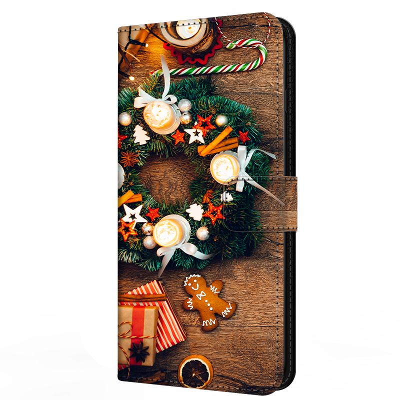 Wallet For Oneplus Ace 6 Flip Stand Book Phone Cover Magnetic Leather Case Cartoon Anime Merry Christmas Capa Oneplus Ace6 5G