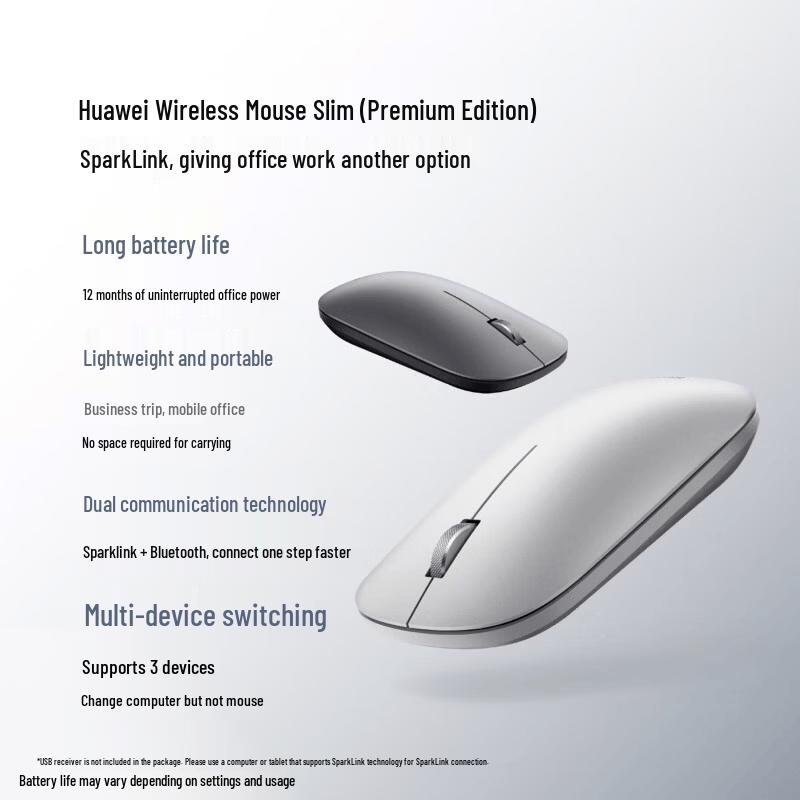 Huawei Тонкая беспроводная мышь (Bluetooth и Starflash)