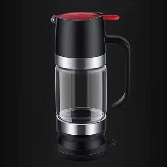 Стеклянная бутылка для медового сиропа, пищевая, без BPA, герметичная стеклянная банка для меда, бутылка для хранения сиропа с ручкой