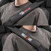 Set of 2 Black Car Emblem Seat Belt and Pads Suede-Like Covers, Shoulders, (Black, Jimny) [Used]