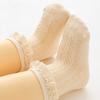 0 to 3 Years Toddler Baby Girls Princess Socks Spring Autumn Clothes Lace Trim Socks Baby Clothing