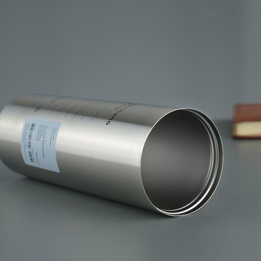 Portable Coffee Cup 600ml Vacuum Flask Creative Straw Water Cup  Home Office Use