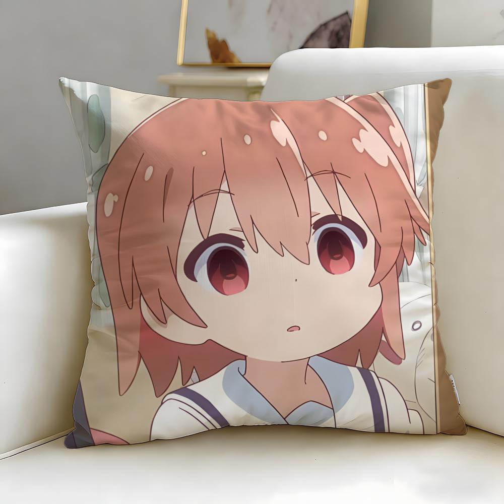 Аниме Wataten Ангел спустился ко мне Наволочка Мягкая Легко стираемая Подушка Универсальная для Дивана Кровати Путешествий и Офиса