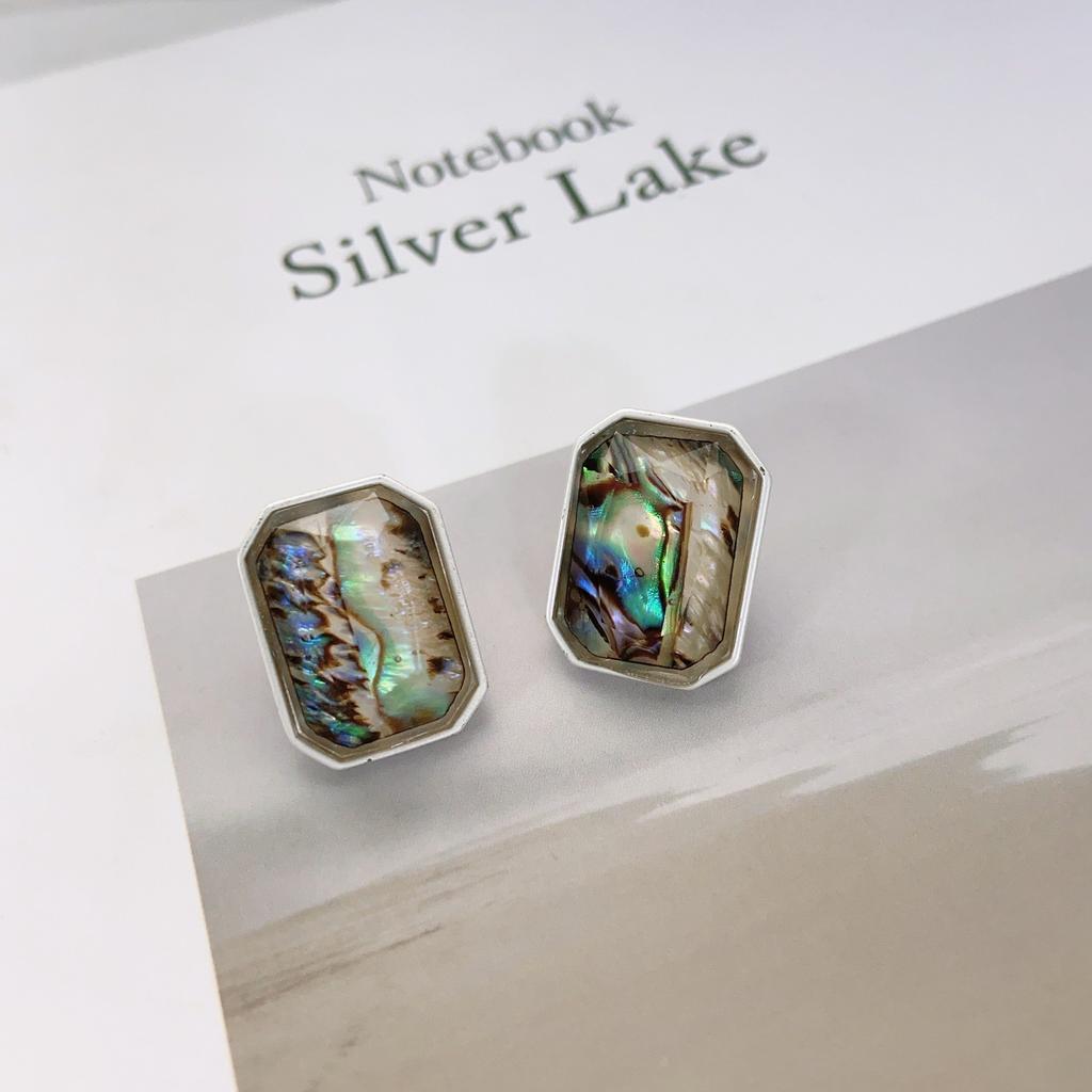 Высококлассные французские ретро серьги-ракушки, женские геометрические овальные темпераментные, нишевые и холодные, преувеличенные серьги, легкая роскошь