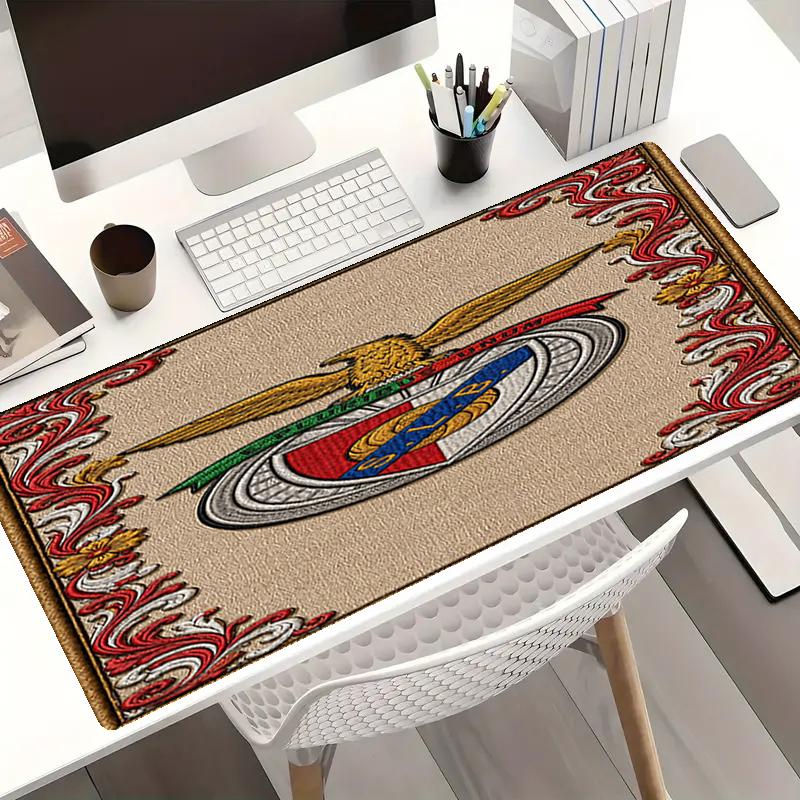 Benfica Theme Mouse Pad, Non Slip Rubber Base, Multifunctional Office & Home Decor, Perfect for Workspace Personalization.