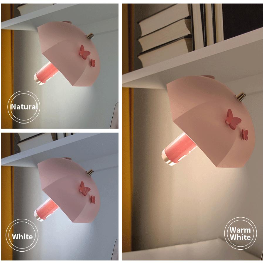 Зонт мини-ночник Usb перезаряжаемый светильник для учебы и чтения книг портативный фонарик ночник магнитная наклейка настольная лампа