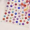 Tomoni Crystal Diamond Children's Nail Stickers - Mixed Style, Colorful Floral Ornaments