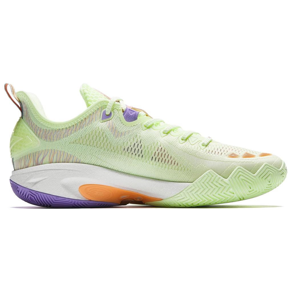 Anta Crazy 2 Chameleon Технология Азота Профессиональные Баскетбольные Кроссовки Мужские Кроссовки Зеленый Фиолетовый 912531106-3