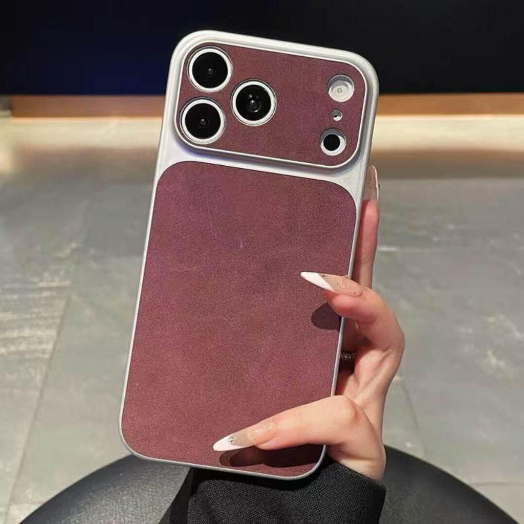 Чехол для iPhone 17 Pro Max с текстурой замши, совместимость с окном 17 и точные вырезы для Apple 16