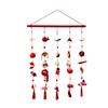 Hanging Tapestry Hanging Hina Chirimen Perfect for the Doll Hina for the First Doll Festival Chikyu-ya [5-Piece 78316] Dolls, Fabric, Cute, Compact,