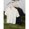 Women's Knit Lapel Short-Sleeve T-Shirt