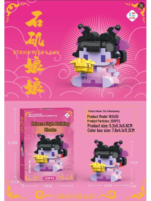 Trendy Anime Figurine Building Blocks Blind Box Toy - Compatible with LEGO, Ideal Gift for Elementary Students