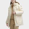 New FILA Down Jacket Women's Oat White F11W349904F-IV