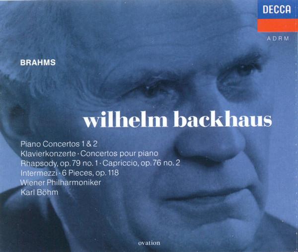 CD BACKHAUS, BOHM; VIENNA PO - Brahms: Piano Concertos 1 & 2 4338952,DECCA43 Decca 1992 Japan Classical Used