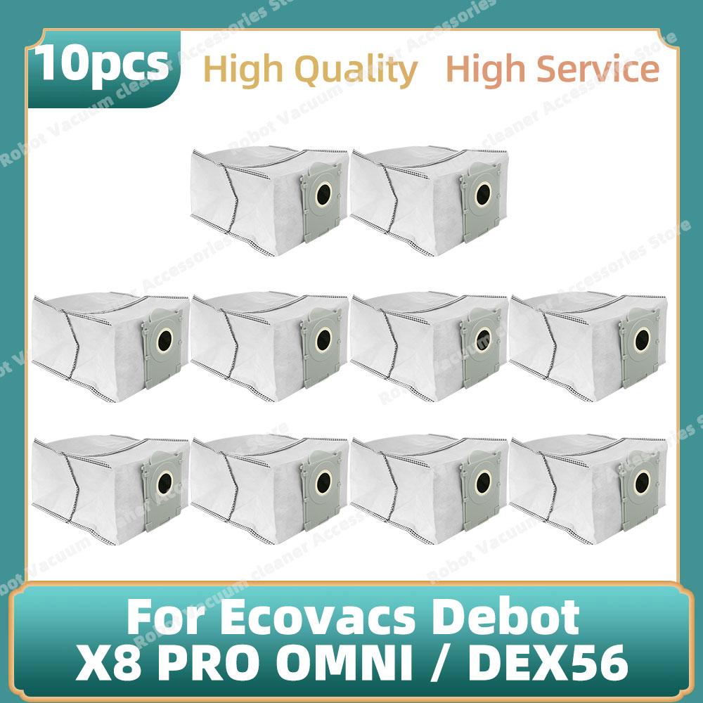Compatible For Ecovacs Debot X8 PRO OMNI / DEX56 Accessories Main Side Brush Mop Cloth Dust Bag Replacement Parts
