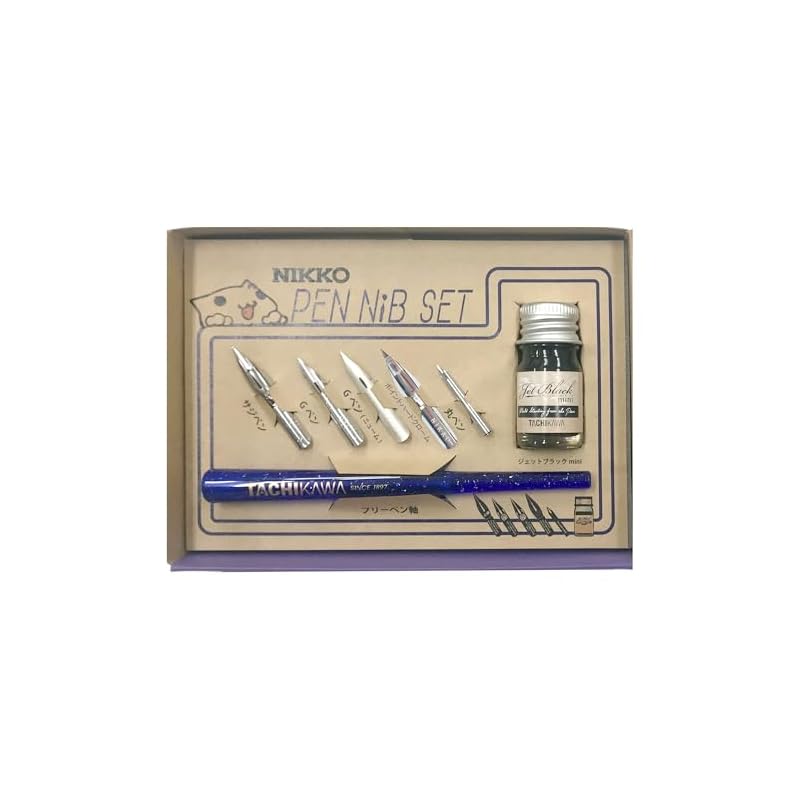 Tachikawa Pin Manufacturing Co., Ltd. Набор перьев для манги Tachikawa Nikko N-CPS