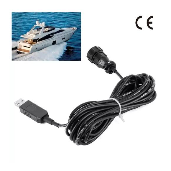 NPC-100 AIS Pilot Plug USB data cable 2 Meter IMO Standard AIS Pilot Plug interfaces USB 2.0 cable