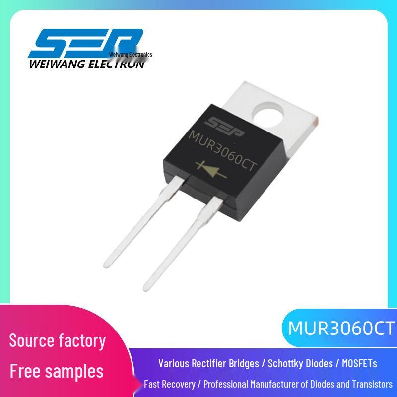 Быстродействующий диод SEP MUR3060CT, TO-220, 30А 600В