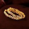 Designer Bracelet with Gold Plated and Cubic Zirconia for Women