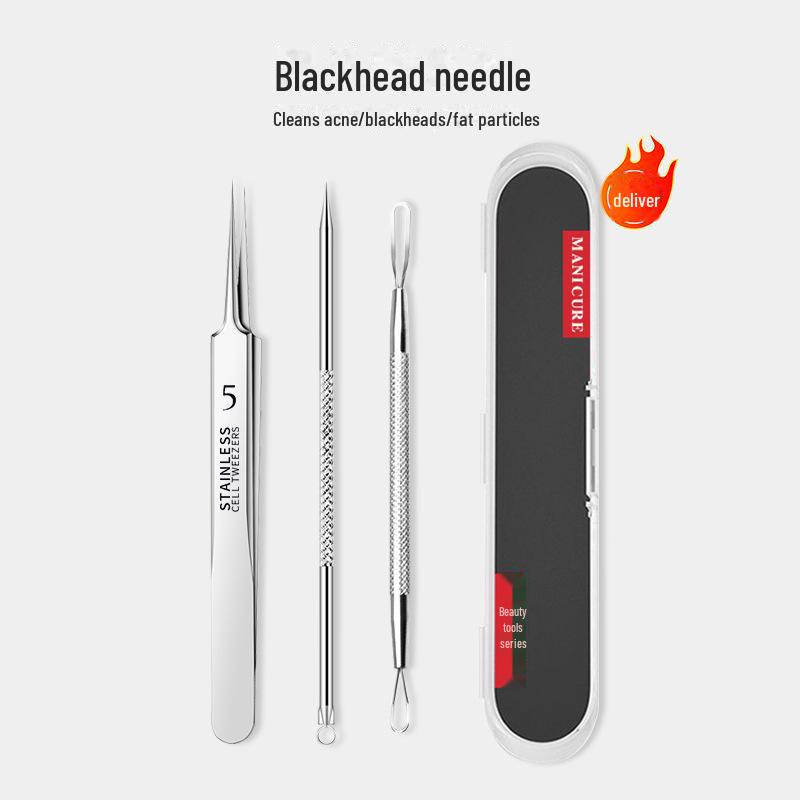 Набор ультратонких игл для лечения акне: Набор пинцетов и инструментов для удаления черных точек