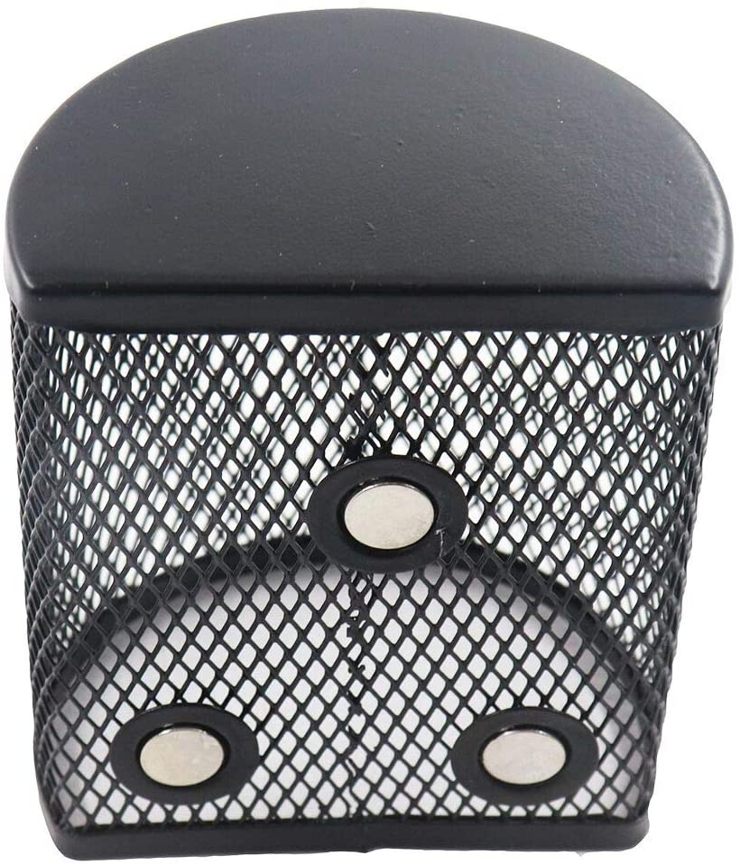 Magnetic Pencil Holder Half Circle Pen Holders Fridge Magnet Black