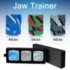 2 шт., тренажер для челюсти для мужчин и женщин, 3 уровня сопротивления, силиконовый тренажер для челюсти, мощный тренажер для челюсти для начинающих, таблетки, профессиональный тренажер для жевательных мышц