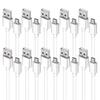 20 шт. 2А Быстрая зарядка Micro 5pin 1M V8 USB-кабель ПВХ Кабели для передачи данных и зарядки Для Samsung S6 s7 htc M8 M9 Lg Xiaomi Huawei кабель