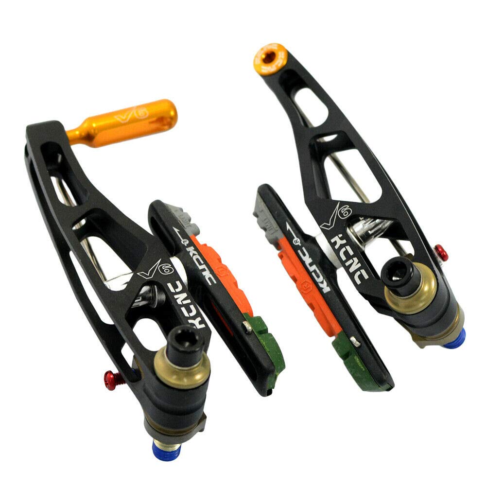 Комплект KCNC V6 VB6 MTB и тормоз V-Brake SK2168 (Рычаги V-Brake), Черный,