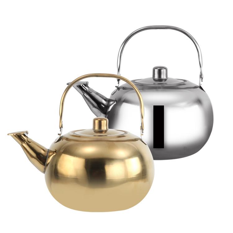 Большой stainless steel чайник для ресторанов и улицы