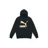 Classics Gold Foil Logo Print Hoodie With Thicker Fabric For Autumn Men Hoodie Black 531370-56