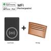 MFI Wireless Charging Icard Finder with TPU Wallet Anti-lose Connection Smart Tag Bluetooth GPS Tracker Via Apple Find My App