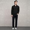 EMZ Men's Stand-Collar Long-Sleeve Sweatshirt