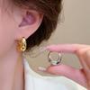 Маленькие серьги-кольца из серебра 925 пробы для женщин, простой дизайн, блестящие, массивные, металлические, круглые серьги, предотвращающие аллергию, праздничные украшения